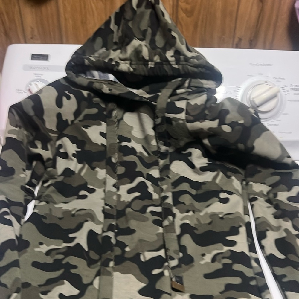 camo hoodie/dress